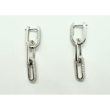 XENOX Orecchini Donna In Argento Sterling 925 Con Zirconi Bianchi – Modello Silver Circle XS7157 – 6 Mm