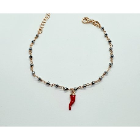 Bracciale Donna In Argento Rosato