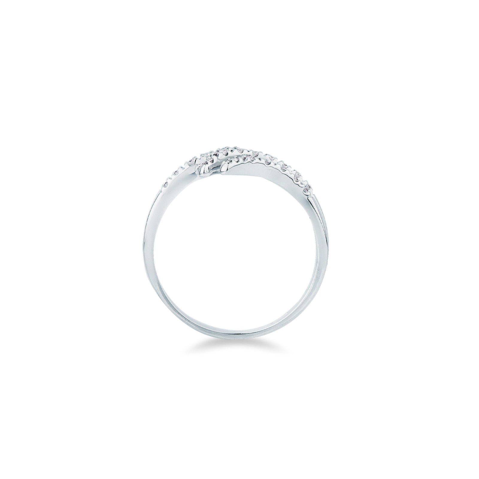 Anello Donna Mirco Visconti oro bianco e Brillanti - immagine 2