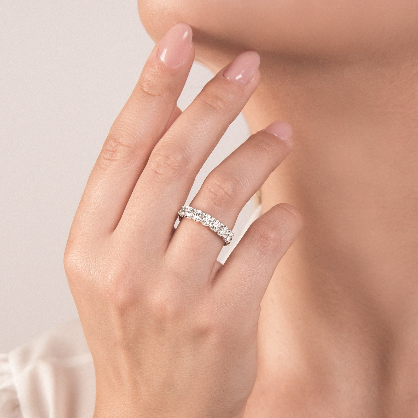 Anello Donna riviera Mirco Visconti oro bianco e brillanti - immagine 2